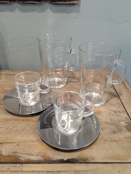 Nespresso Other - Nespresso 'View' Glass Coffee Mug & Espresso Cup Set